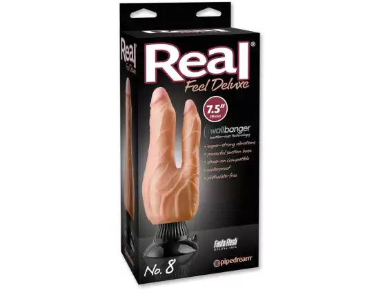 Real Feel Deluxe No. 8 Double Penetrator Flesh