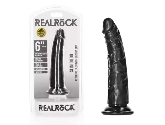 REALROCK Realistic Slim Dildo 15.5 cm