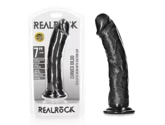 REALROCK Realistic Curved Dildo 18 cm
