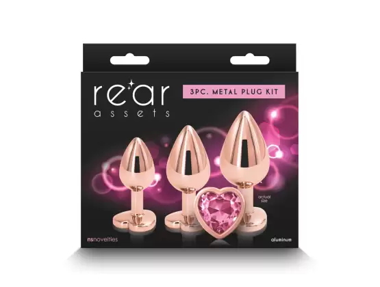 Rear Assets Trainer Kit- Rose Gold Pink Heart