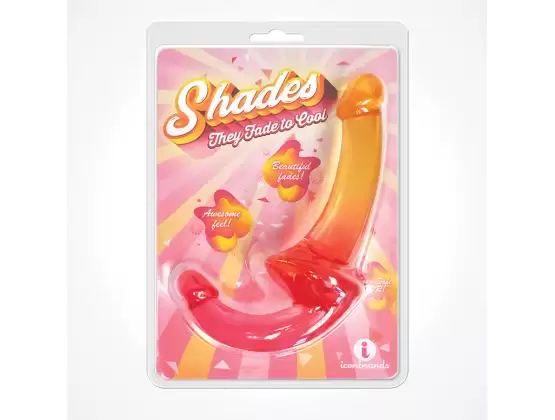 Shades 9.5 Inch Strapless Double Dong