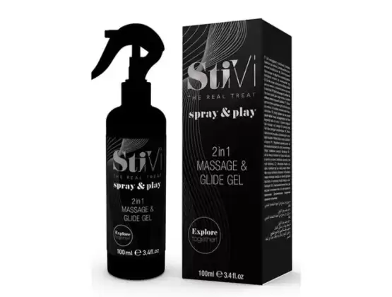 StiVi Spray & Play Massage Glide Gel - 100ml
