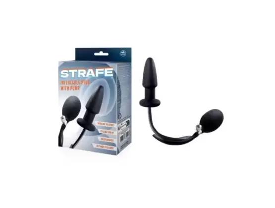 Strafe Inflatable Butt Plug with Pump