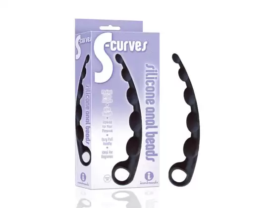 The 9's S-Curves - Silicone Anal Beads