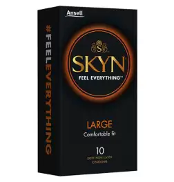 Ansell SKYN Large Non Latex Condoms 10 pack