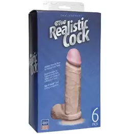 Doc Johnson The Realistic Cock with Balls 6 inch
