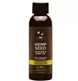 Earthly Body Hemp Seed Massage and Body Oil  59ml