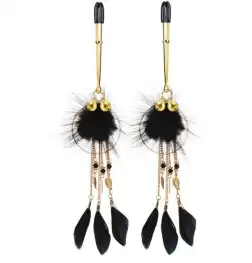 Dreamcatcher Feather Nipple Clamps