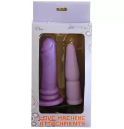 Love Machine Attachment DP Silicone Dong and Probe