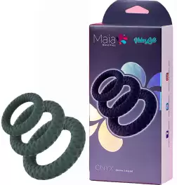 Maia ONYX Cock Ring Set