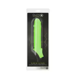 OUCH! Glow In Dark Smooth Stretchy Penis Sleeve