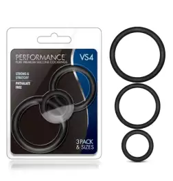 Performance Vs4 Silicone Cockring Set