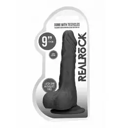 Realrock Skin Dong with Testicles 9 inch