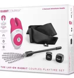 The Lay-On Rabbit Couples Playtime Set