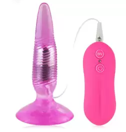 Aphrodisia Twister Vibrating Butt Plug Pink