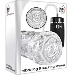 Vibrating and Sucking Stroker